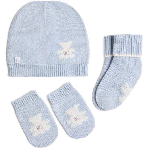 Brunello Cucinelli Kids berretto in cashmere - blu