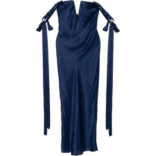 Alejandra Alonso Rojas abito da sera - blu