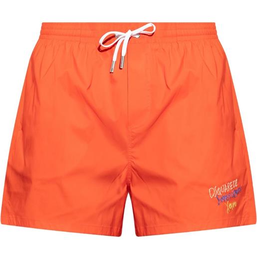 DSQUARED2 costume da bagno summer lovers - arancione