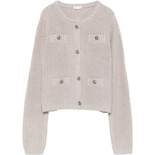 LIU JO cardigan con tasche - toni neutri