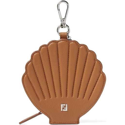 FENDI ciondolo a conchiglia - marrone