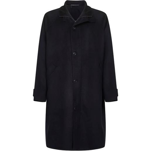 Giorgio Armani cappotto con bottoni - blu