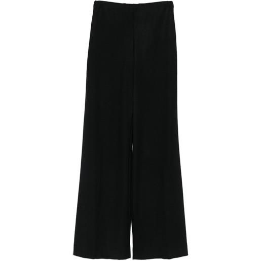 Harris Wharf London pantaloni dritti in lana - nero