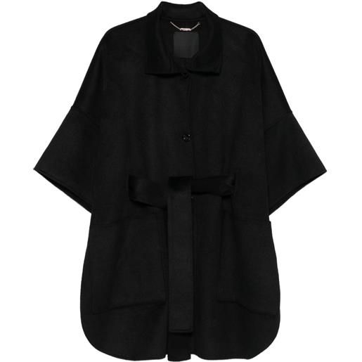 LIU JO mantella con cintura - nero