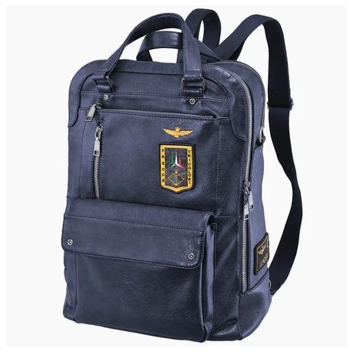 Aeronautica Militare zaino ufficio porta pc in similpelle Aeronautica Militare linea pilot 476 blu