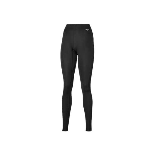 Mizuno mid weight-light pantaloni aderenti, nero, m donna