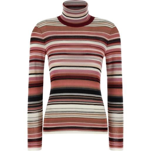 Missoni maglione a righe - rosa
