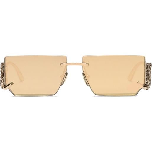 Dolce & Gabbana Eyewear occhiali da sole squadrati - oro