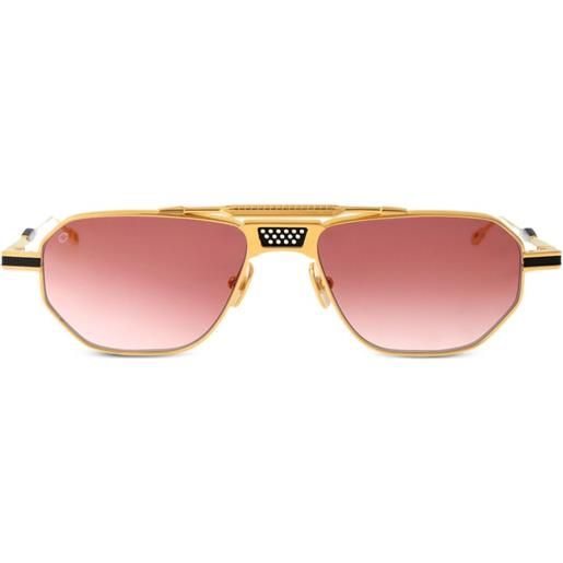 T Henri Eyewear occhiali da sole geometrici - oro