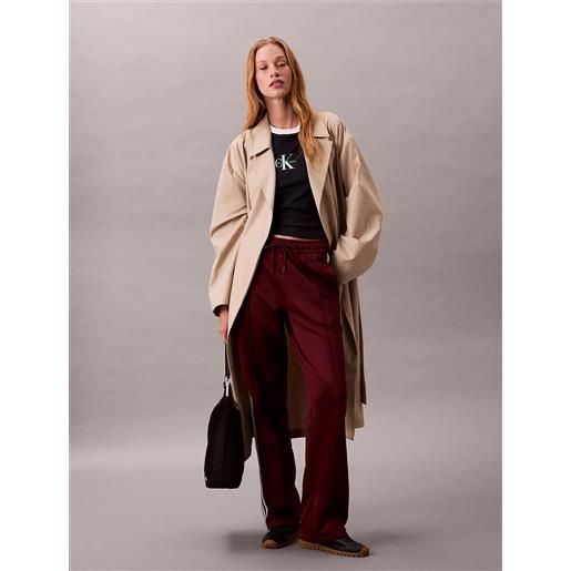 Calvin Klein pantalone Calvin Klein acetato con strisce a contrasto donna