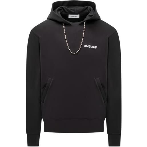 AMBUSH felpa con decorazione - nero