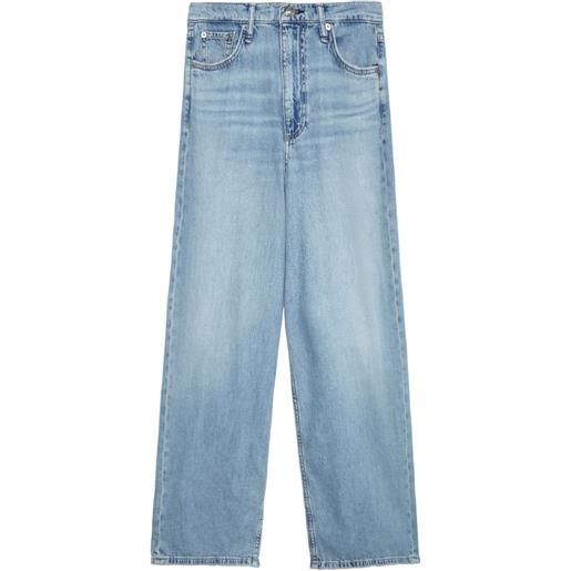rag & bone jeans a gamba ampia - blu