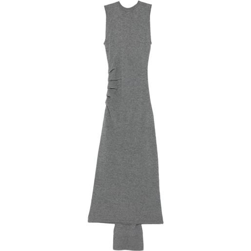 Simkhai abito lungo smanicato - grigio