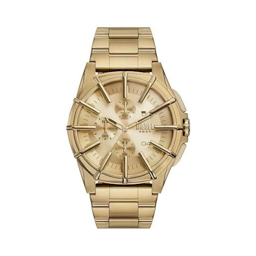 Diesel orologio cronografo al quarzo uomo con cinturino in acciaio inossidabile dz4659