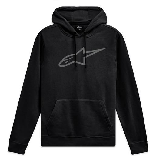Alpinestars felpa con cappuccio Alpinestars ageless 3 nero-grigio, l