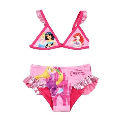 Disney maillot de bain minnie set di costume a maglietta, rosa, 4 anni bambine e ragazze