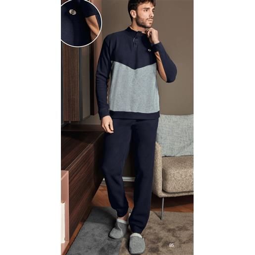 Nottingham pigiama uomo Nottingham pile collo alto pg44801