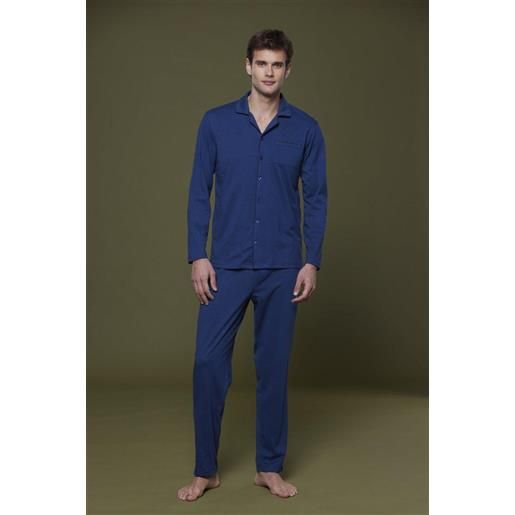 Noidinotte pigiama aperto uomo in caldo cotone Noidinotte fc2552