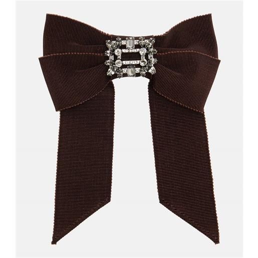 Roger Vivier fermacapelli broche vivier con decorazioni