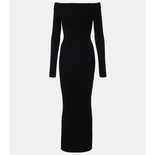 Max Mara abito lungo in misto lana e cashmere