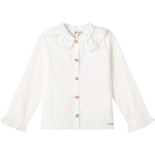 Donsje blusa nien in cotone con volant