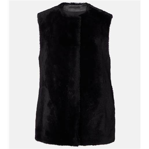Toteme gilet in shearling