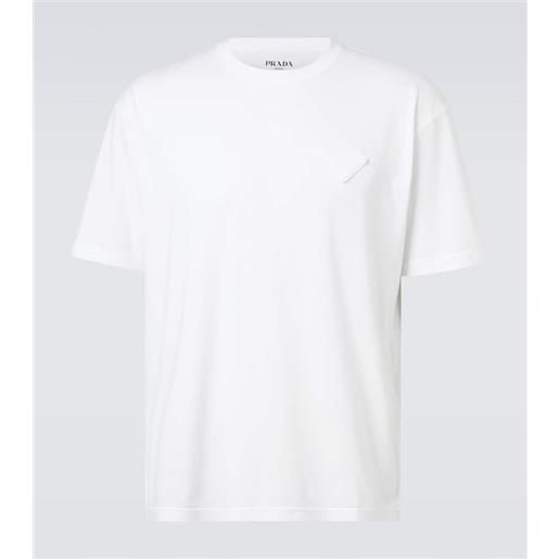 Prada t-shirt in jersey di cotone