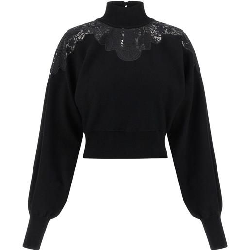 TWINSET maglione a collo alto - nero