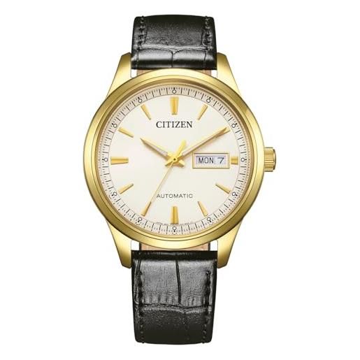 Citizen Corso Eco-Drive Uomo: Quarzo Analogico Beige E Argento, Carica A Luce, Impermeabile 100m