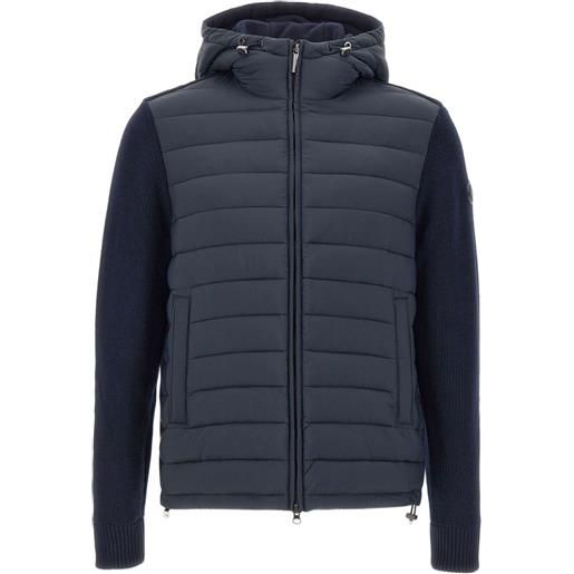 Colmar piumino trapuntato con cappuccio - blu