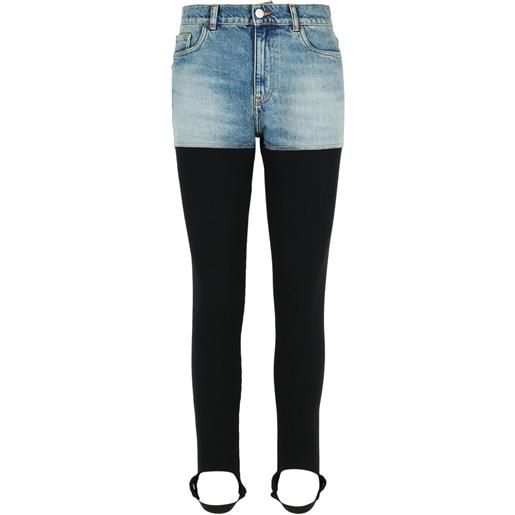 Coperni pantaloni ibridi - nero