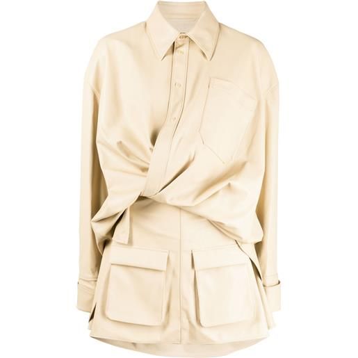 JNBY chemisier con dettaglio arricciato - toni neutri