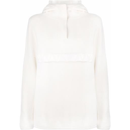 CORTE DI KEL felpa oversize con cappuccio - toni neutri