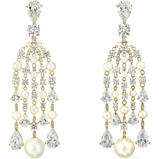 Orecchini a cerchio con perle color avorio | Essentiel Antwerp Italia