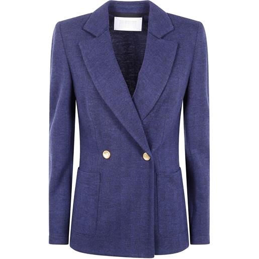 Harris Wharf London giacca doppiopetto - blu