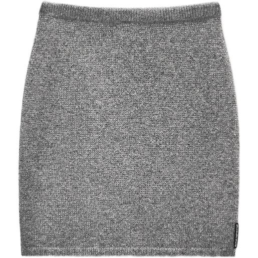 Alexander Wang minigonna a coste - grigio
