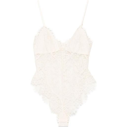ZIMMERMANN body lace teddy - toni neutri