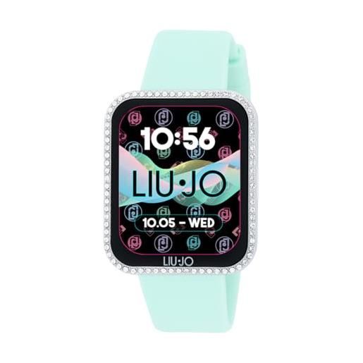 Liu Jo - smartwatch da donna in gomma - mini slim swlj164 - display da 1.65 amoled - compatibilità con ios e android - funzione fitness - chiamata vocale tramite dispositivo - impermeabile ip67