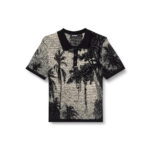 Desigual ts_tropical hawaii_lacroi, 2000 black, l