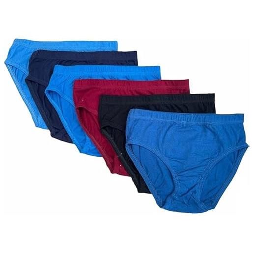 SLIP BOXER ELASTICI Vita Tinta Unita Da Uomo Biancheria Intima Comoda S