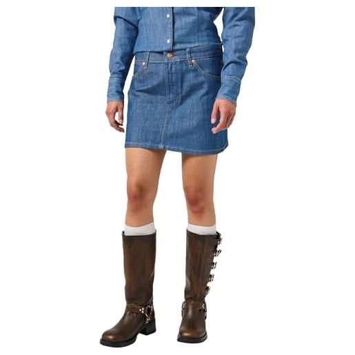 Wrangler minigonna gonna, risciacquo originale, s donna