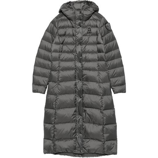Blauer cappotto anita trapuntato con cappuccio - grigio
