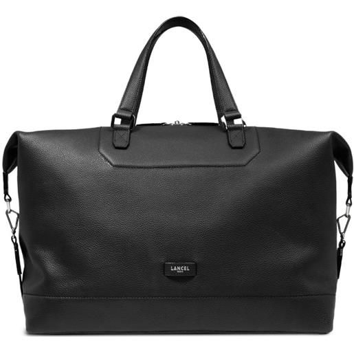 Lancel borsone ninon con applicazione - nero