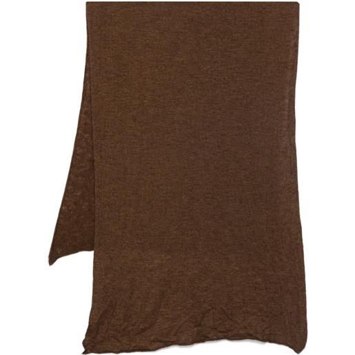 Botto Giuseppe sciarpa in misto cashmere - marrone