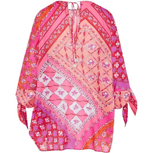 PUCCI copricostume a fantasia - rosa