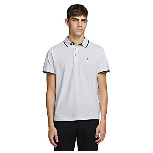 JACK & JONES jjepaulos polo ss noos maglietta, denim blue, s uomo