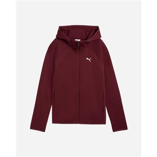 Puma evostripe w - felpa - donna - rosso