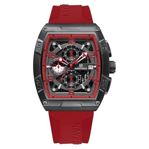 NAVIFORCE Orologi da polso da uomo Sport Orologio con datario