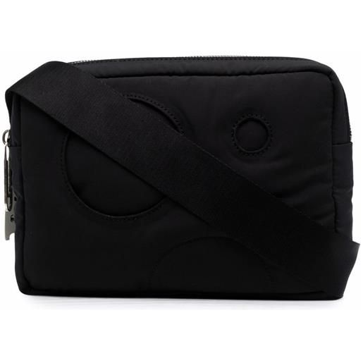 Off-White marsupio meteor con zip - nero