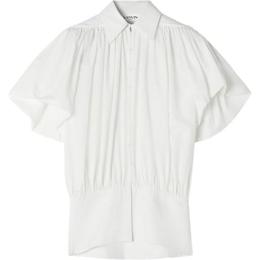 Lanvin blusa con maniche a palloncino - bianco